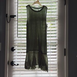 Nation LTD Olive Green Sleeveless Dress